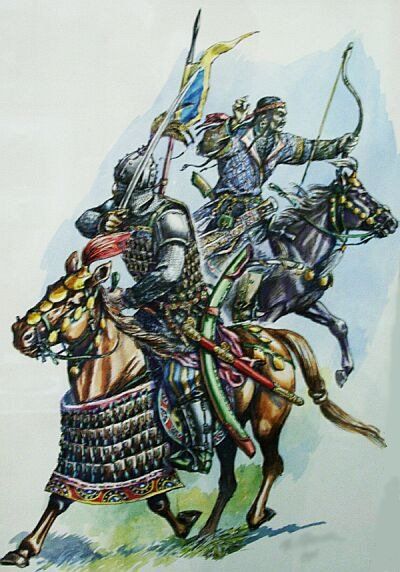 кимакские воины